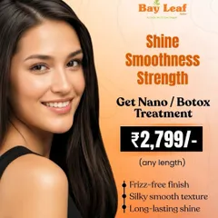 Get the best of shine, smoothness, and strength with our Nano or Botox treatments. This offer gives you a frizz-free finish and silky texture for any hair length at a special price.