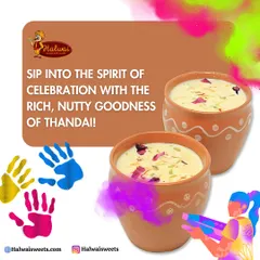 Sip into the spirit of celebration with the rich, nutty goodness of my festive Thandai.
