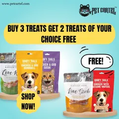Stock up on treats with our "Buy 3, Get 2 Free" offer on Goofy Tails products. It's the perfect opportunity to try new flavors or get more of what your pet already loves.