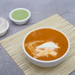 This is my Shahi Paneer, a royal dish made with soft paneer cubes in a creamy, tomato-based gravy. It's mildly spiced and has a rich flavor that pairs perfectly with naan or rice.