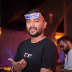 Honored to share the stage with the talented DJ A.ruparel from Hyderabad. It's always great to connect and play with artists from other cities.