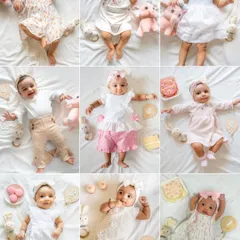 They change so fast in that first year. This collage shows how a series of milestone sessions can beautifully document your baby's growth month by month. We can plan a full "Baby's First Year" package to capture every new stage.
