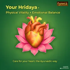 A healthy heart, or 'Hridaya', is about both physical vitality and emotional balance. I guide my patients on how to care for their heart the Ayurvedic way, focusing on holistic well being.