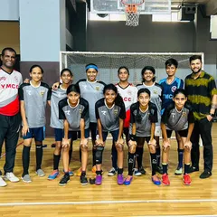 Our Under 15 Girls Futsal team, who fought hard to reach the semi-finals of the Futsal Championship. A fantastic achievement that showcases their skill and teamwork.