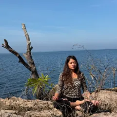 Stillness is the presence of awareness. Taking a moment for seated meditation by the water, finding clarity and balance in the quiet of nature.