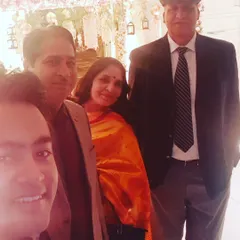 Feeling honoured to be in the company of two of India's all-time greatest basketball players and Arjuna Award holders, Shri. Ram Kumar sir and Shri. Ajmer Singh. Their contributions to the sport are immense.