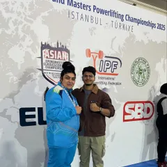 Pooja's debut at the Asian Open in Turkey. Despite battling endometriosis, asthma, and a fever, she hit a 160kg squat, a 5kg bench press PR at 87.5kg, and a 175kg deadlift. Her grit defines what it means to be a champion.