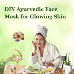 Here is a visual of a simple DIY Ayurvedic face mask for glowing skin, a ritual you can easily perform at home to nourish your complexion.