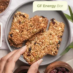 My Gluten-Free Energy Bars are packed with puffed millets, seeds, and dried fruits. They are the perfect snack for when you need a quick, clean, and crunchy energy boost.