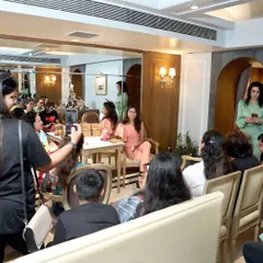 Here is another view of the interactive session at the "i-spy" book launch. It was a full house, with everyone keen to hear from both the new author and her experienced mentor.