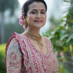 Natural beauty shines at any age. For this look, I used a light hand to create a subtle, fresh-faced glam that enhances her features and complements her elegant pink lehenga.
