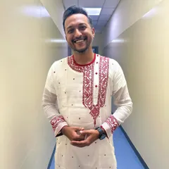 A closer look at the beautiful embroidery on a traditional 'Panjabi'. Each one tells a story and connects me to my Bengali roots.