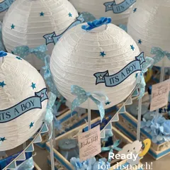 When a client asks for 150 baby announcement hampers, the studio turns into a sea of joy! This was for the 'Cloud Nine' theme, where we created these hot air balloon gifts to share the happy news. It shows how I handle large, custom orders with the same love and attention to detail.