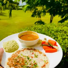 Your meals are a vital part of your healing. I serve a nourishing Satwik diet, like this simple uttapam, which is light, flavorful, and feels like wholesome home-cooked food.