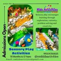 This jungle-themed sensory play activity is perfect for moms and kiddos to enjoy together. Available in our studio or at your location for group playdates, it encourages exploration, curiosity, and problem-solving for children from 18 months to 5 years.