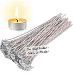 These flat braided cotton wicks are a popular choice for many candle makers. They provide a consistent and clean burn, making them reliable for your products.