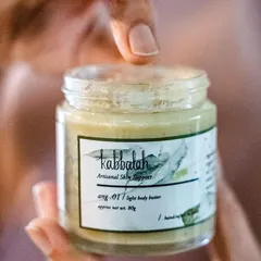 A moment of connection with my 'Ang' light body butter. This whipped butter is airy and absorbs quickly, making it perfect for daily moisturizing without feeling heavy.