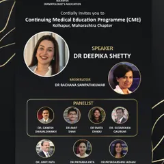 It was a pleasure to be invited as a speaker for the Continuing Medical Education Programme in Kolhapur. Sharing my knowledge on dermatological advancements with other doctors is an important part of my commitment to the medical community.