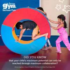 Collaboration is key to solving big challenges. Here, children work together to move a large piece of equipment, learning about teamwork, communication, and physics in a practical, hands-on way.