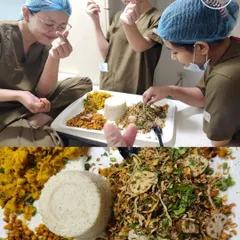 My indigenous snacks being enjoyed by satisfied customers during their duty break. It makes me so happy to see this.