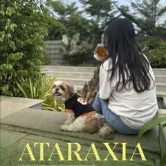 Find your moment of calm. Here, you can enjoy a quiet drink and unwind with your furry co-worker by your side. It's the perfect way to balance work and relaxation.
