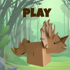 After the crafting is done, it's time to 'Play'. This cardboard dinosaur isn't just for display; it's a durable, eco-friendly toy built for hours of imaginative fun. From our workshop to your child's playroom.