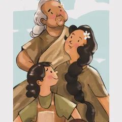 This piece celebrates the bond between three generations of women. My family portraits aim to capture the love and wisdom passed down, creating a timeless piece of art that honors your family's legacy.