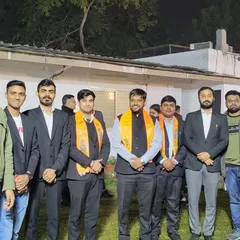 With my team and junior colleagues from Bikaner at "Ek Sham Bikaner Ke Naam," a special dinner hosted by Hon'ble Law Minister Shri Arjun Ram Meghwal Ji.