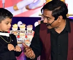 Interacting with the birthday boy on stage. I always make sure the guest of honor is the star of the show.