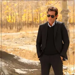 Akshaye Khanna in another one of my designs, a classic black blazer layered for a cool, autumnal look. My assortment is designed to accentuate a modern man's delicacy and style.