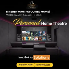 Never miss your favorite movie again. We design and build personal home theaters so you can watch what you want, when you want, with an experience that rivals a commercial cinema.