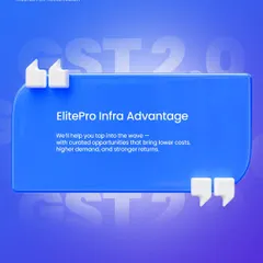 The ElitePro Infra Advantage: We help you tap into the wave of opportunity from GST 2.0, with curated investments that bring lower costs, higher demand, and stronger returns.