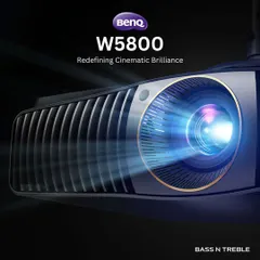 The BenQ W5800 projector redefines cinematic brilliance for dedicated home theatres. Its 4K laser technology delivers breathtaking color accuracy and contrast, making it a statement piece for serious movie buffs.