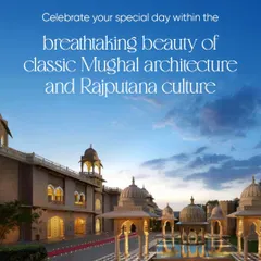 At Fairmont Jaipur, you can celebrate your special day surrounded by the beauty of classic Mughal architecture and Rajputana culture.