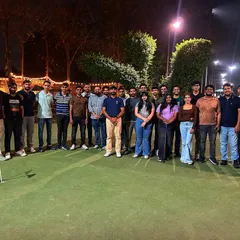 A snapshot of a recent golf clinic crew. We host groups of all sizes, turning a regular day out of the office into a memorable team-building experience with plenty of laughs and high fives.
