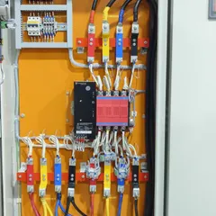 A look inside one of the ATS panels at Bangalore International Airport. The clean wiring and organized components demonstrate the quality and precision of our engineering and installation work.