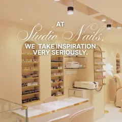 At my studio, I take your inspiration very seriously. This image shows my well-stocked station, ready to bring any vision, like the bride's bejeweled nail request, to life.