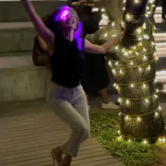 Dance like there's no tomorrow! A candid shot of me, filled with intoxicated love-energy. This is my wish for the world: to dance unabashedly for your soul.