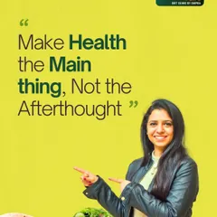 Let's make health the main thing, not the afterthought. I'm here to guide you back to the basics of good nutrition with real food like roti and salad.