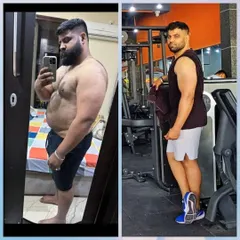 From overweight to in shape. This client's journey shows that with the right guidance and commitment, you can achieve your weight loss goals without starving yourself.