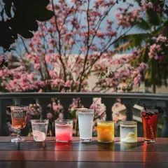 I believe in creating moments in a glass, with or without the spirits. My Sober Curious 2.0 collection is a testament to that, a lineup of vibrant, alcohol-free cocktails that dance on the tongue and linger like a great story. Less buzz, more magic.