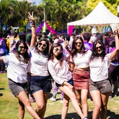 Happy faces and good vibes at the United Colours of Bangalore Holi festival. Creating moments like these is why I love organizing large-scale outdoor events.