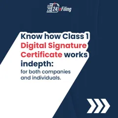 This carousel provides an in-depth look at how a Class 1 Digital Signature Certificate works for both companies and individuals.