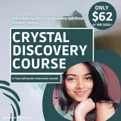 Introducing the Crystal Discovery Course, a 7-day self-paced interactive course for every spiritual worker. Learn to harness the power of crystals to transform your life.