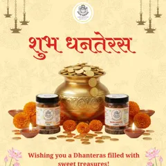 Wishing you a Dhanteras filled with sweet treasures. Our Aam and Ram Ladoo candies are here to add a touch of homemade sweetness to your festive celebrations.