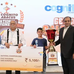 Meet our National Champion. This is the moment of pride we work towards, where a student's dedication is rewarded with a trophy and recognition. Our program is designed to build champions in math and in life.