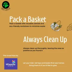 Our picnics are eco-friendly. We encourage families to pack reusable utensils and always clean up, leaving the space as pristine as we found it. It's a small lesson in responsibility that makes a big difference.