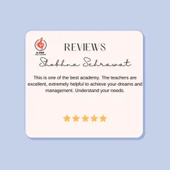 I'm so grateful for feedback like this from Shobhna Sehrawat. She highlights our excellent teachers and helpful management, noting that we truly understand and cater to the needs of our students.