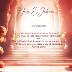 Another beautiful line from my original song, "Noor E Jabeen". The process of writing lyrics helps a singer connect more deeply with the emotion of a song, a skill that enhances every performance.