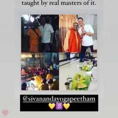 A student's collage expressing their experience of "Real traditional Hatha Yoga taught by real masters." This is the authenticity we strive to preserve.